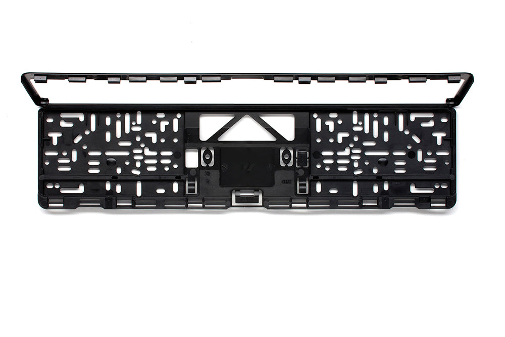 Kennzeichenhalter EVO 1 schwarz 520 x 110 mm – Kennzeichen Werk